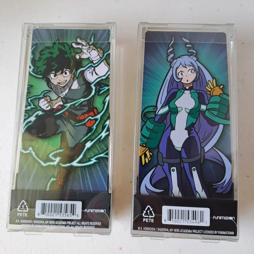 Lot of 2 FiGPiN Enamel Pins Nejire #525 Izuku #559 My Hero Academia Sealed Case - Picture 2 of 12
